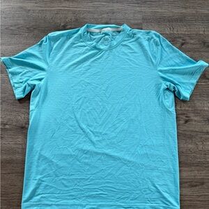 lululemon athletica License to Train Aqua Short Sleeve Tee M